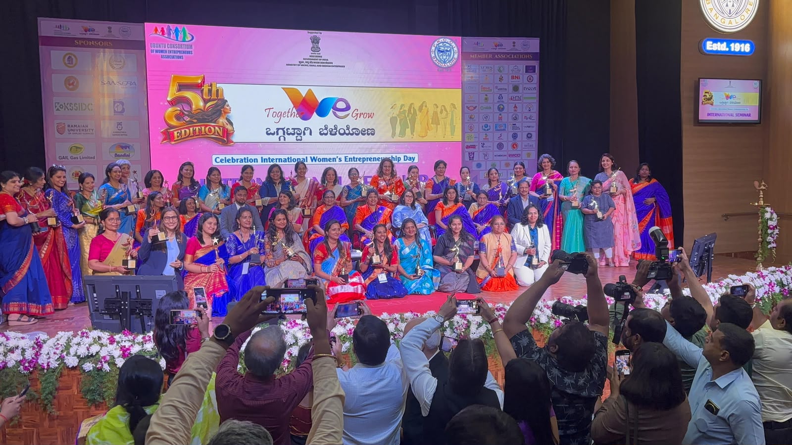 Dr Parvathi at the UBUNTU Women Entrepreneur Award 2026 event